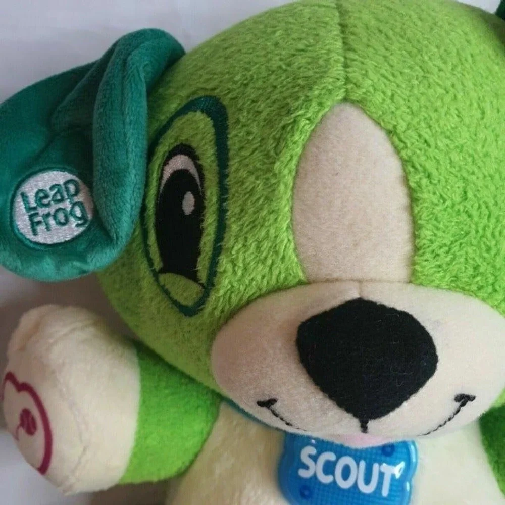 Leapfrog My Pal Scout‎ Plush 12' Learning Musical Toy Green Talking Light-Up Dog